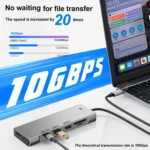usb hub nvme ssd size and design view