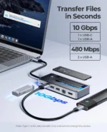 orico usb hub ssd size and design view