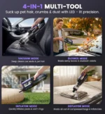 car vacuum portable cordless size and design view